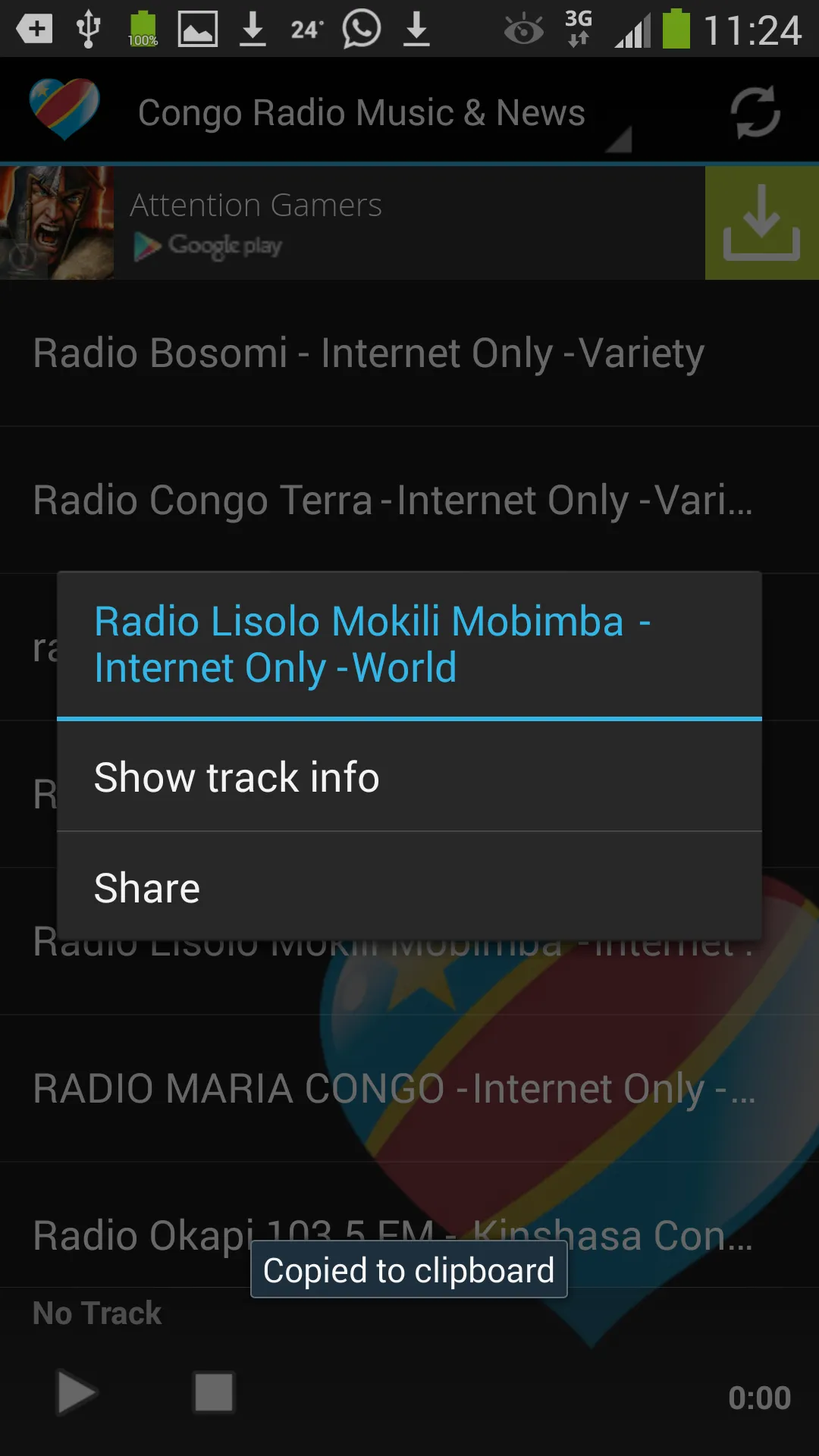 Congo Radio Music & News | Indus Appstore | Screenshot