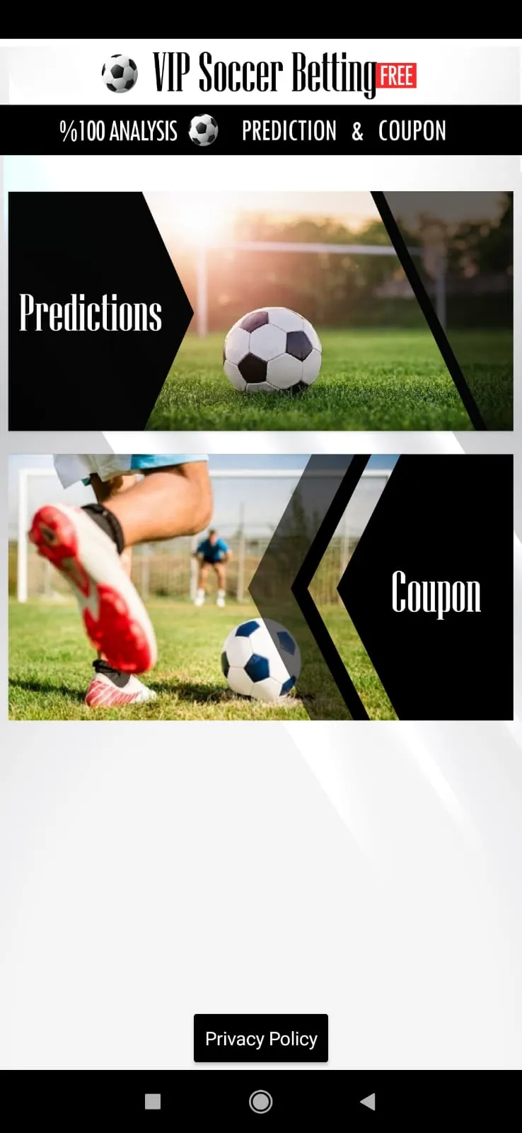 VIP Soccer Bet Predictions WIN | Indus Appstore | Screenshot