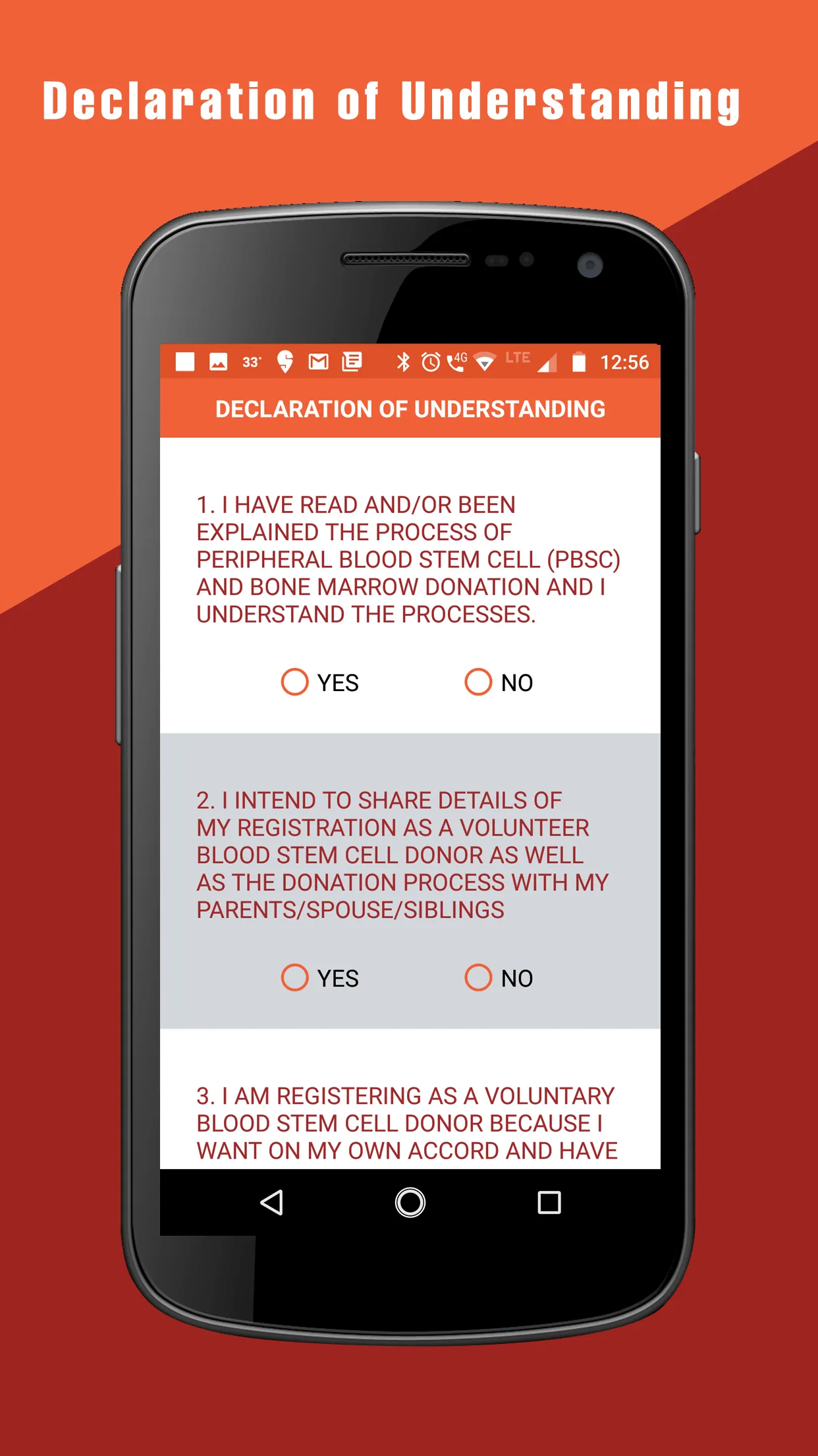 DATRI Donor Registration | Indus Appstore | Screenshot