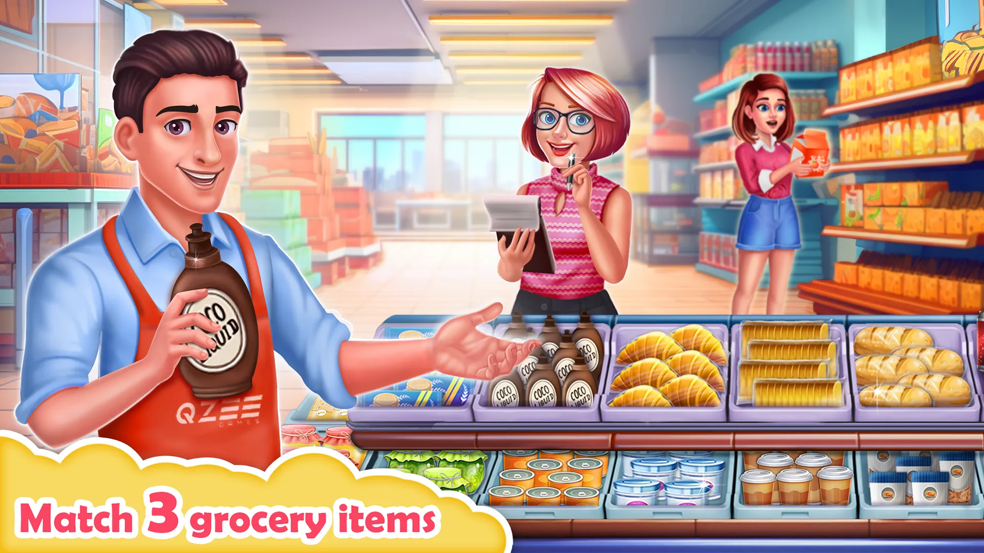 Supermarket Match 3 Game | Indus Appstore | Screenshot