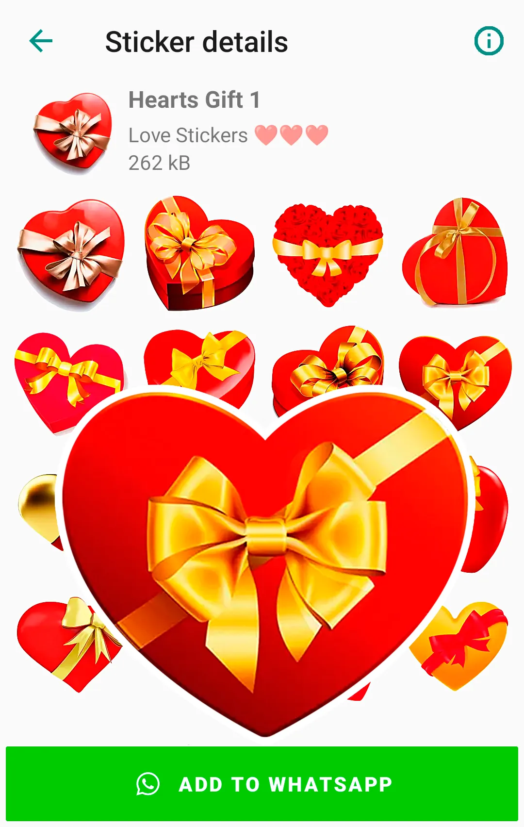 Love Stickers for WhatsApp | Indus Appstore | Screenshot