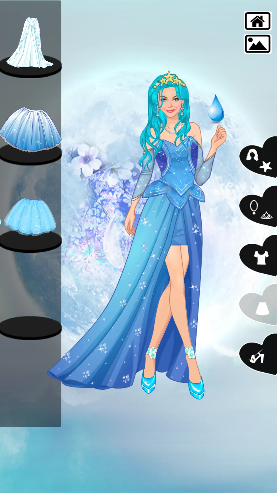 Element Princess dress up game | Indus Appstore | Screenshot