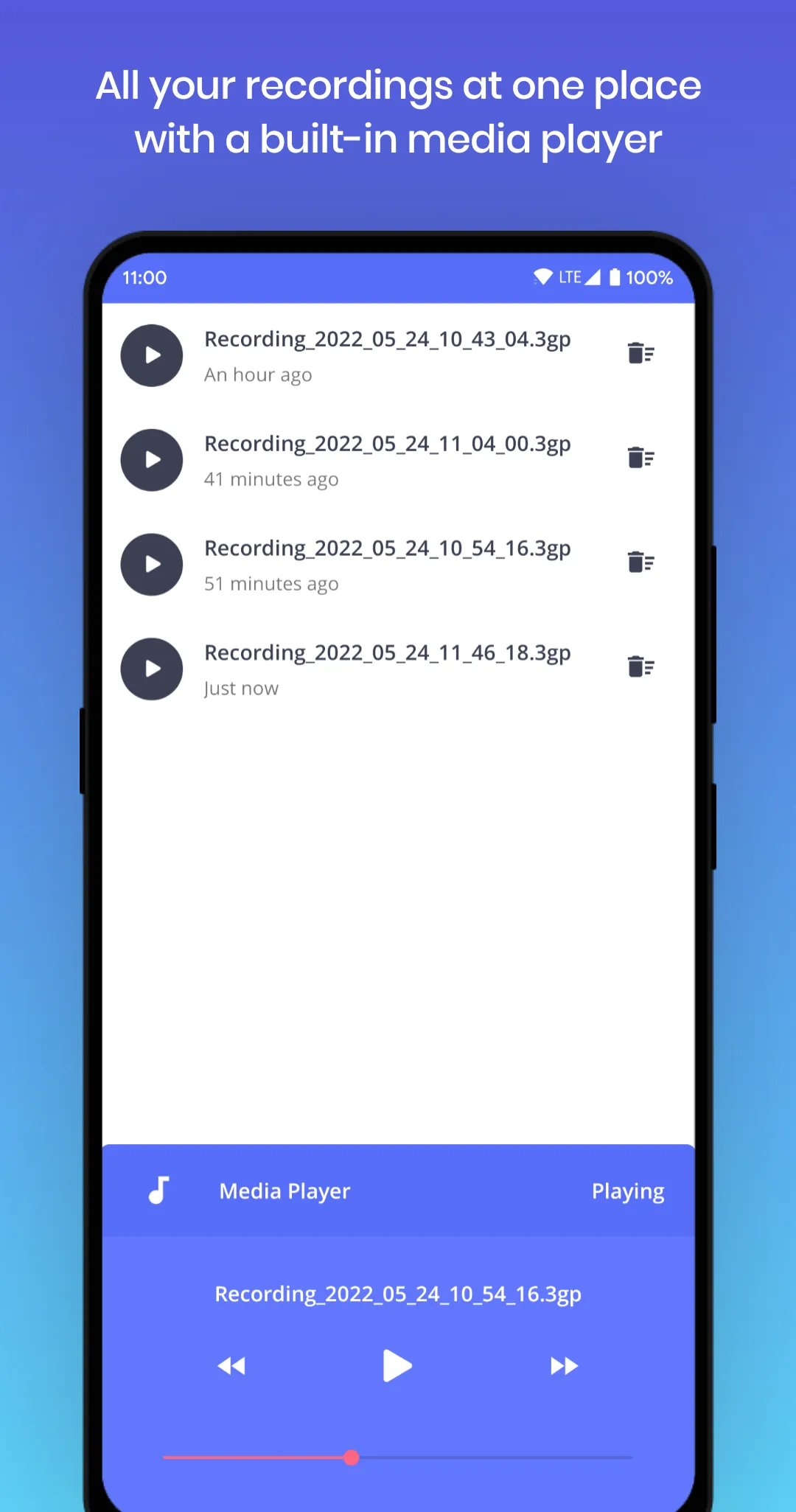 Audio Recorder | Indus Appstore | Screenshot