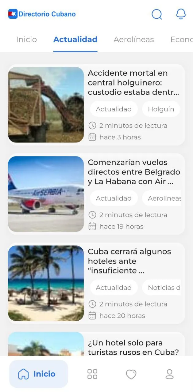 Directorio Cubano Noticias | Indus Appstore | Screenshot