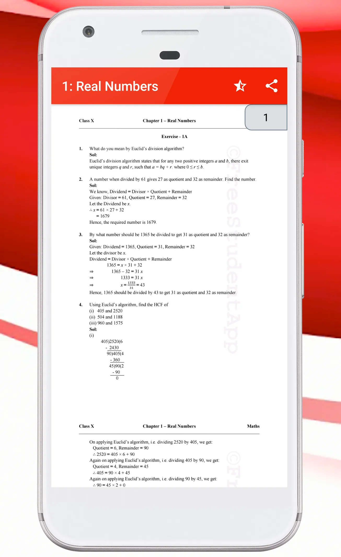 RS Aggarwal 10th Math Solution | Indus Appstore | Screenshot