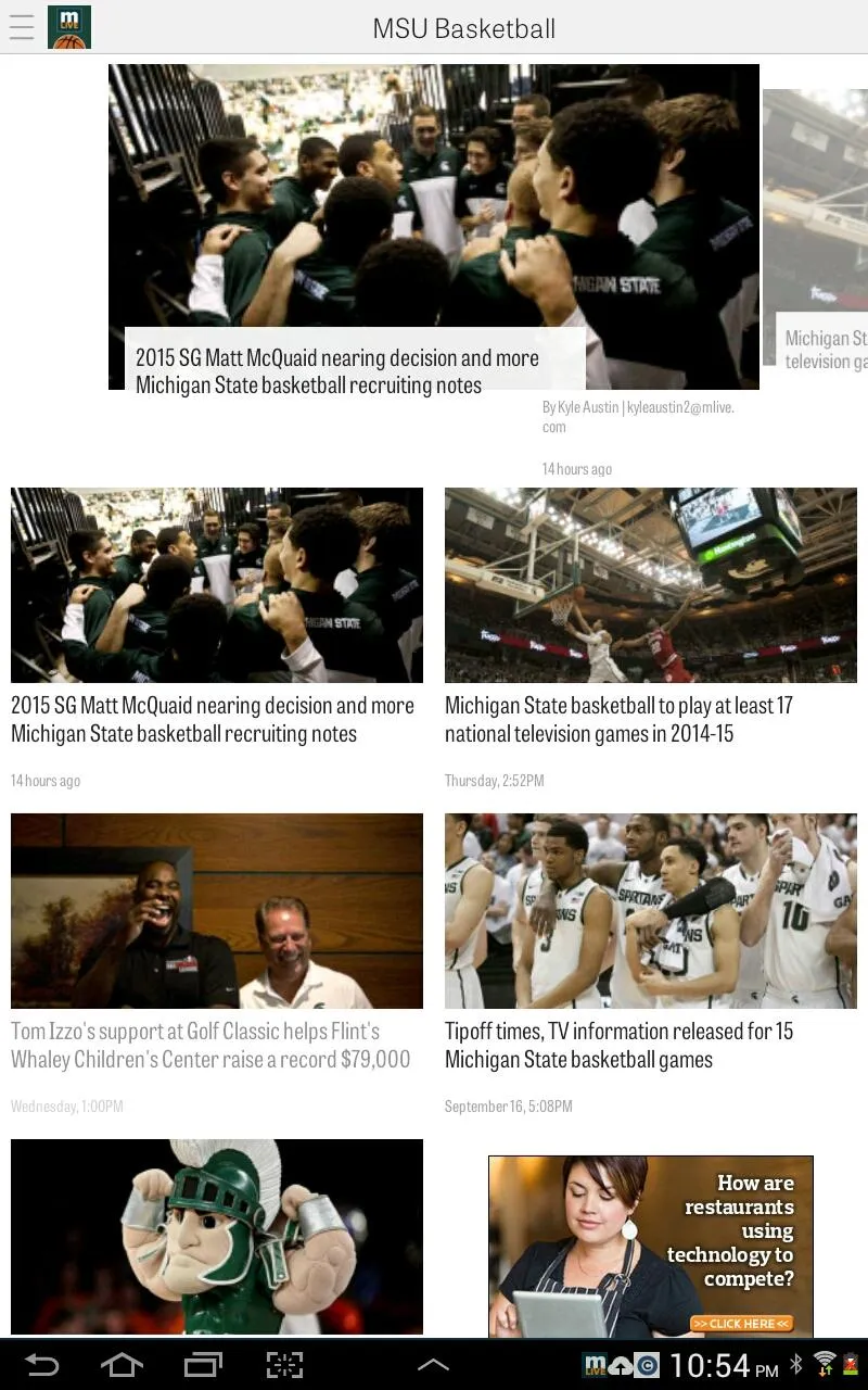 MLive.com: MSU Basketball News | Indus Appstore | Screenshot