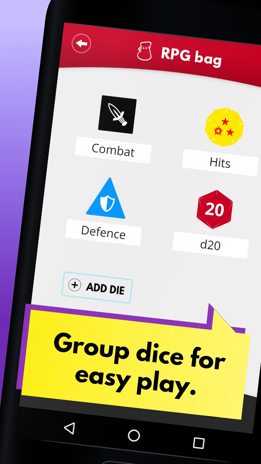 Roll My Dice: Custom Dice | Indus Appstore | Screenshot