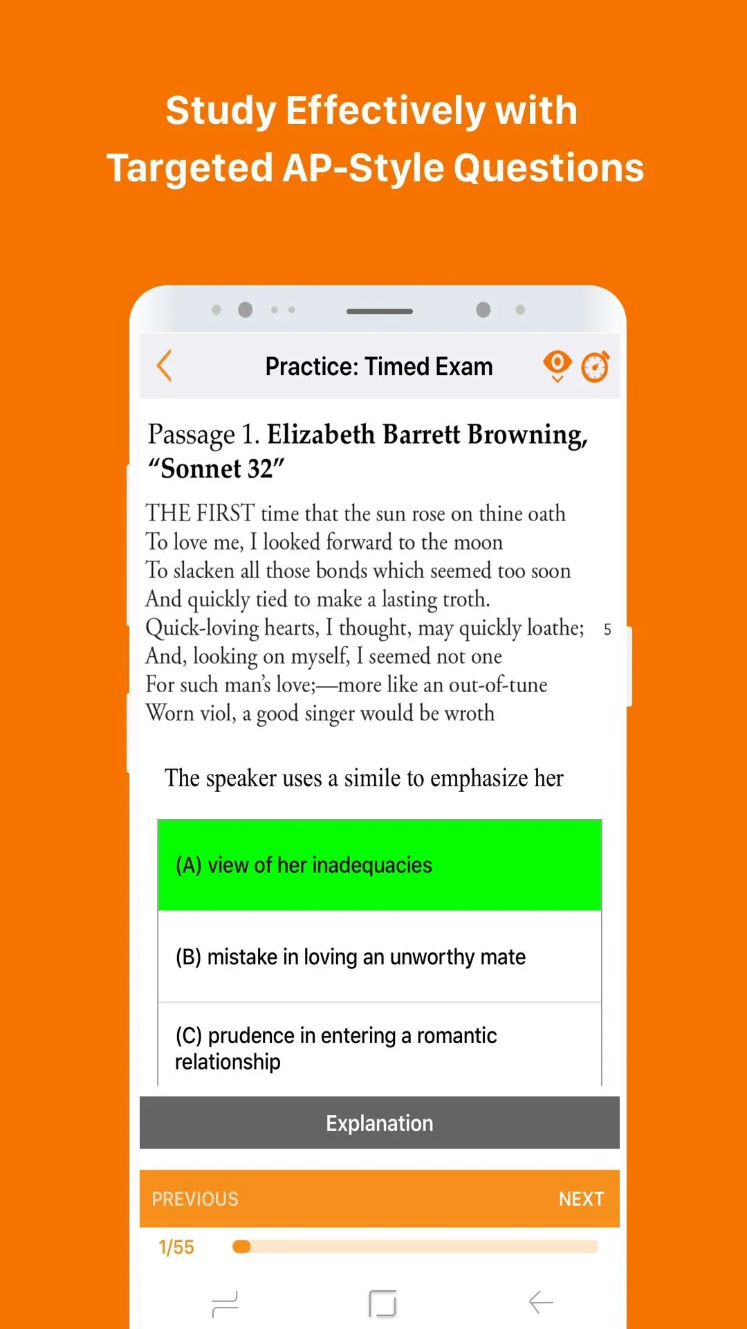 500 AP English Literature Ques | Indus Appstore | Screenshot