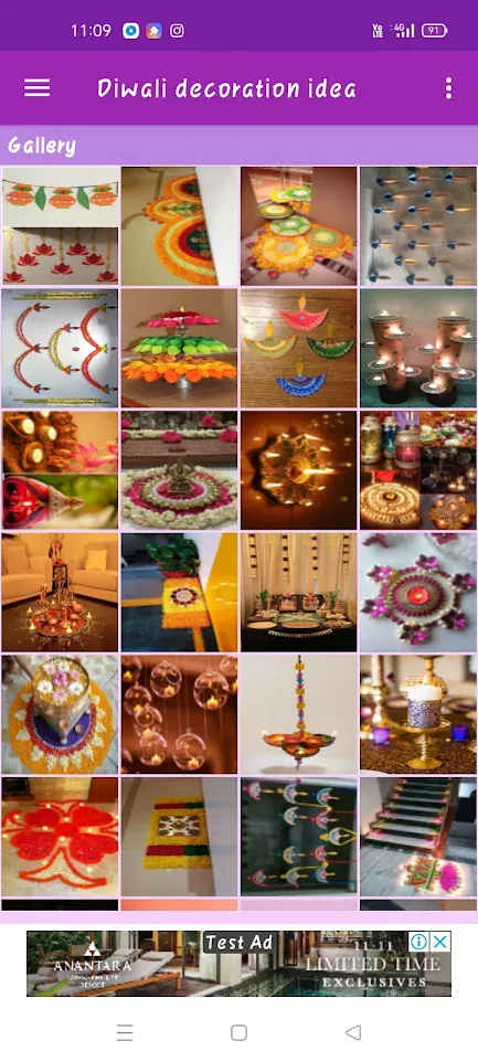 Diwali Decoration Idea Gallery | Indus Appstore | Screenshot