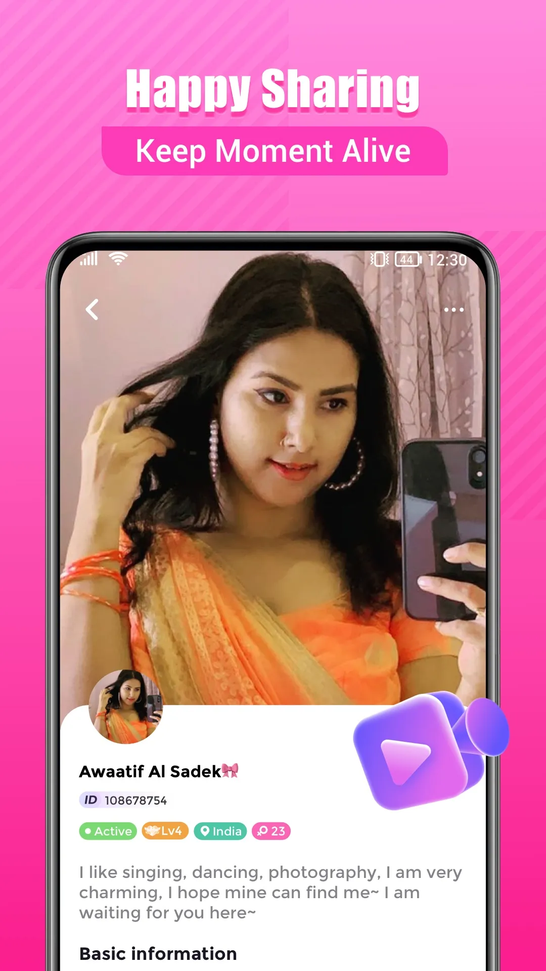 Livmet: VideoCall&Talk | Indus Appstore | Screenshot