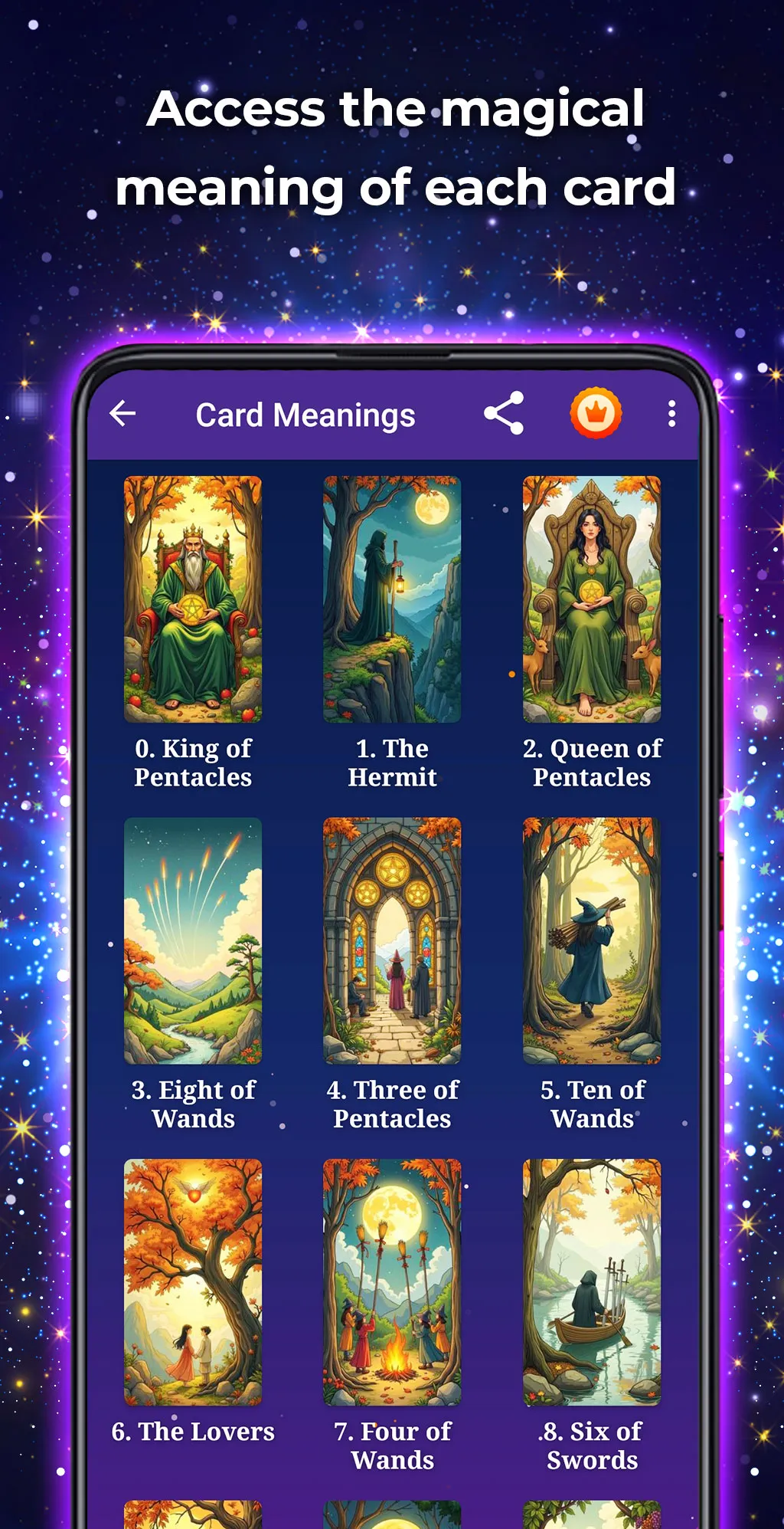 Witches Tarot in English | Indus Appstore | Screenshot