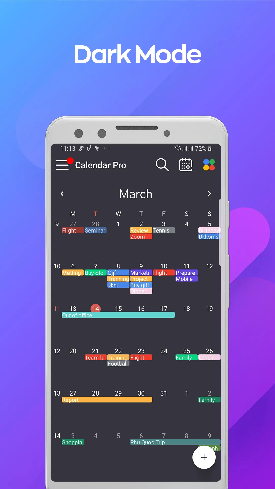 Calendar Pro - Work Planner | Indus Appstore | Screenshot