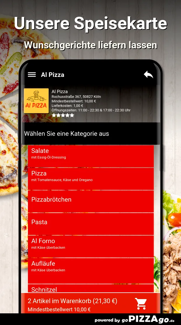 Al Pizza Köln | Indus Appstore | Screenshot