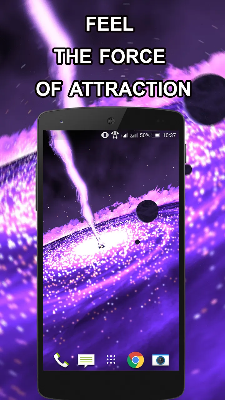 Quasar 3D live wallpaper | Indus Appstore | Screenshot