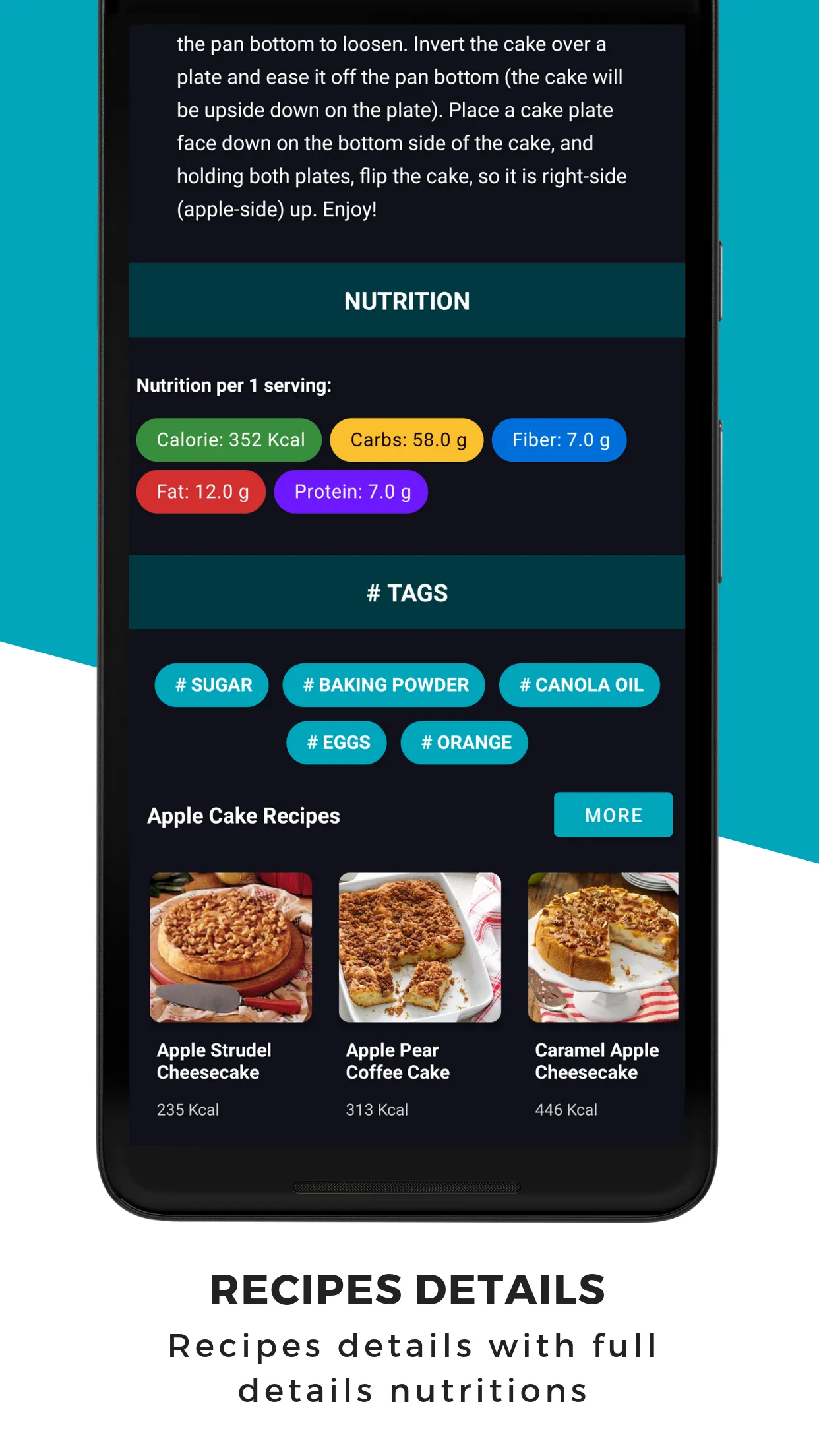 Apple Cake: Fruit Cake Recipes | Indus Appstore | Screenshot