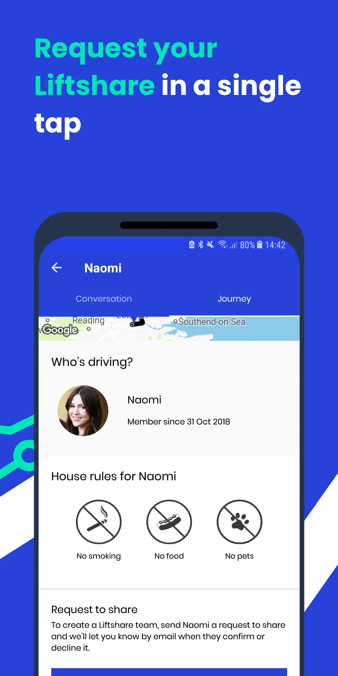 Liftshare Companion | Indus Appstore | Screenshot