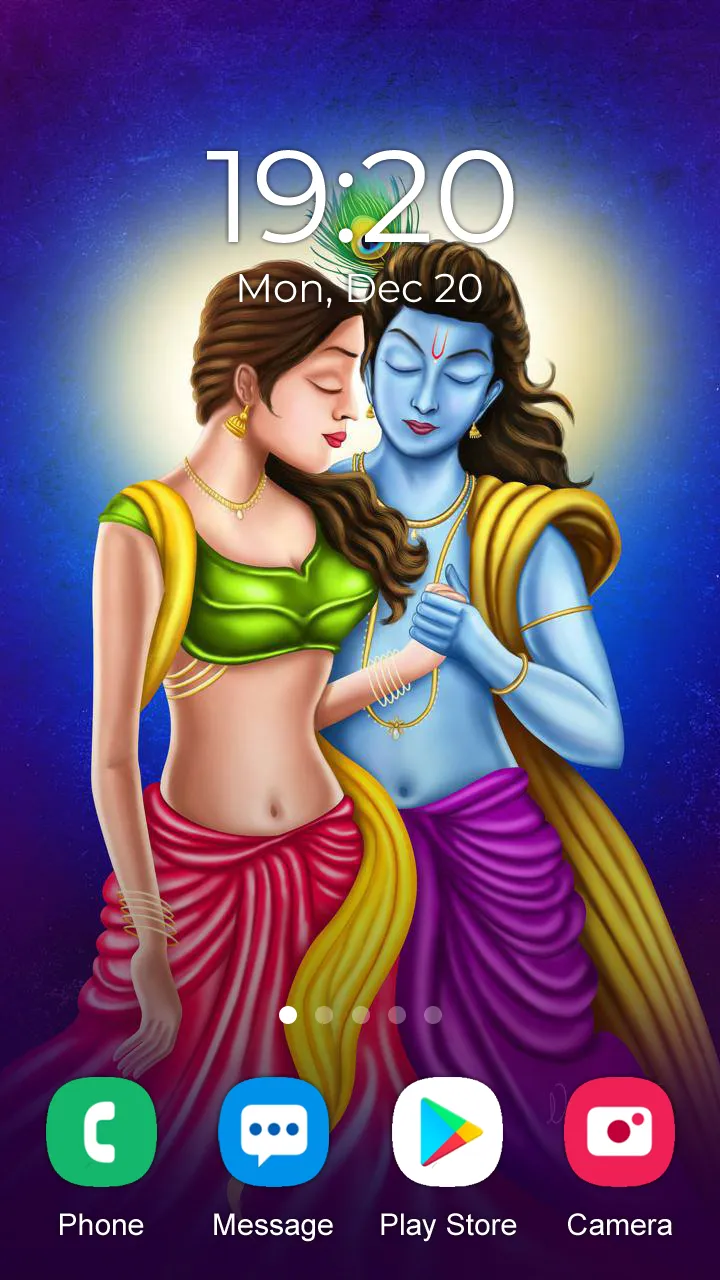 Lord Krishna Wallpaper 2023 | Indus Appstore | Screenshot