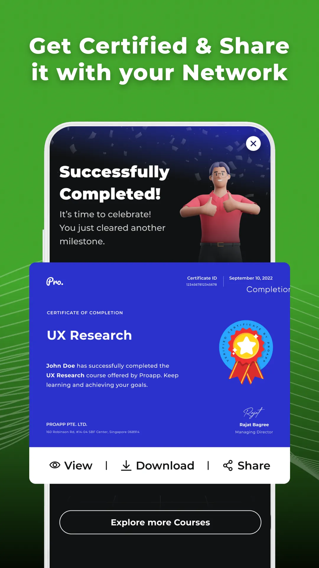 UX Research Course- ProApp | Indus Appstore | Screenshot