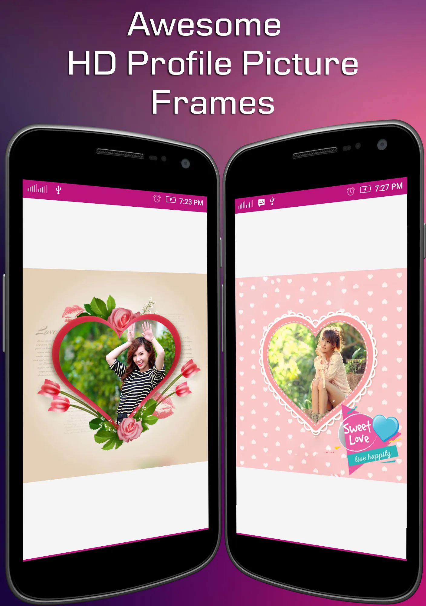 Heart photo frame | Indus Appstore | Screenshot