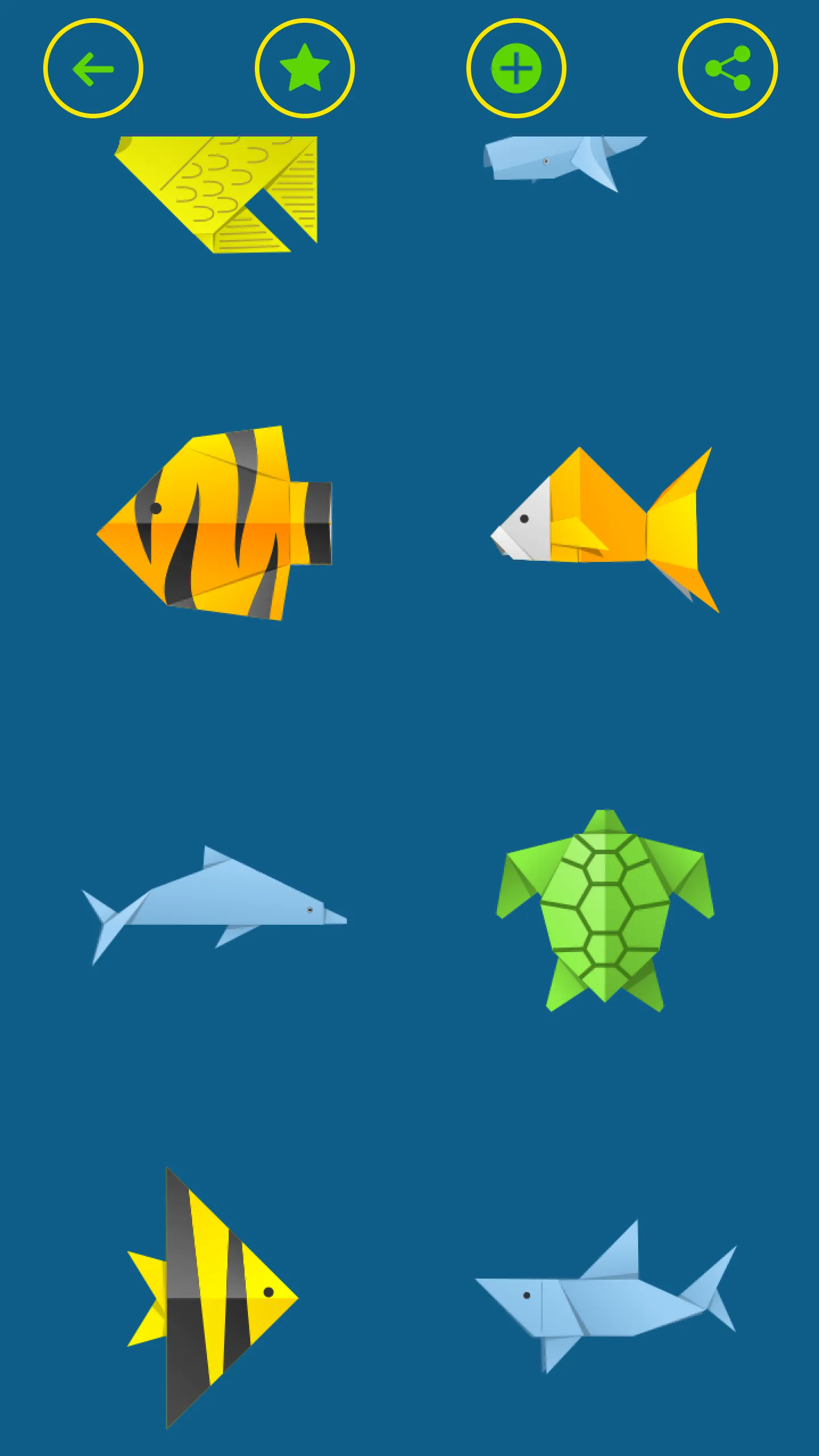 Origami Fish & Aquatic Animals | Indus Appstore | Screenshot