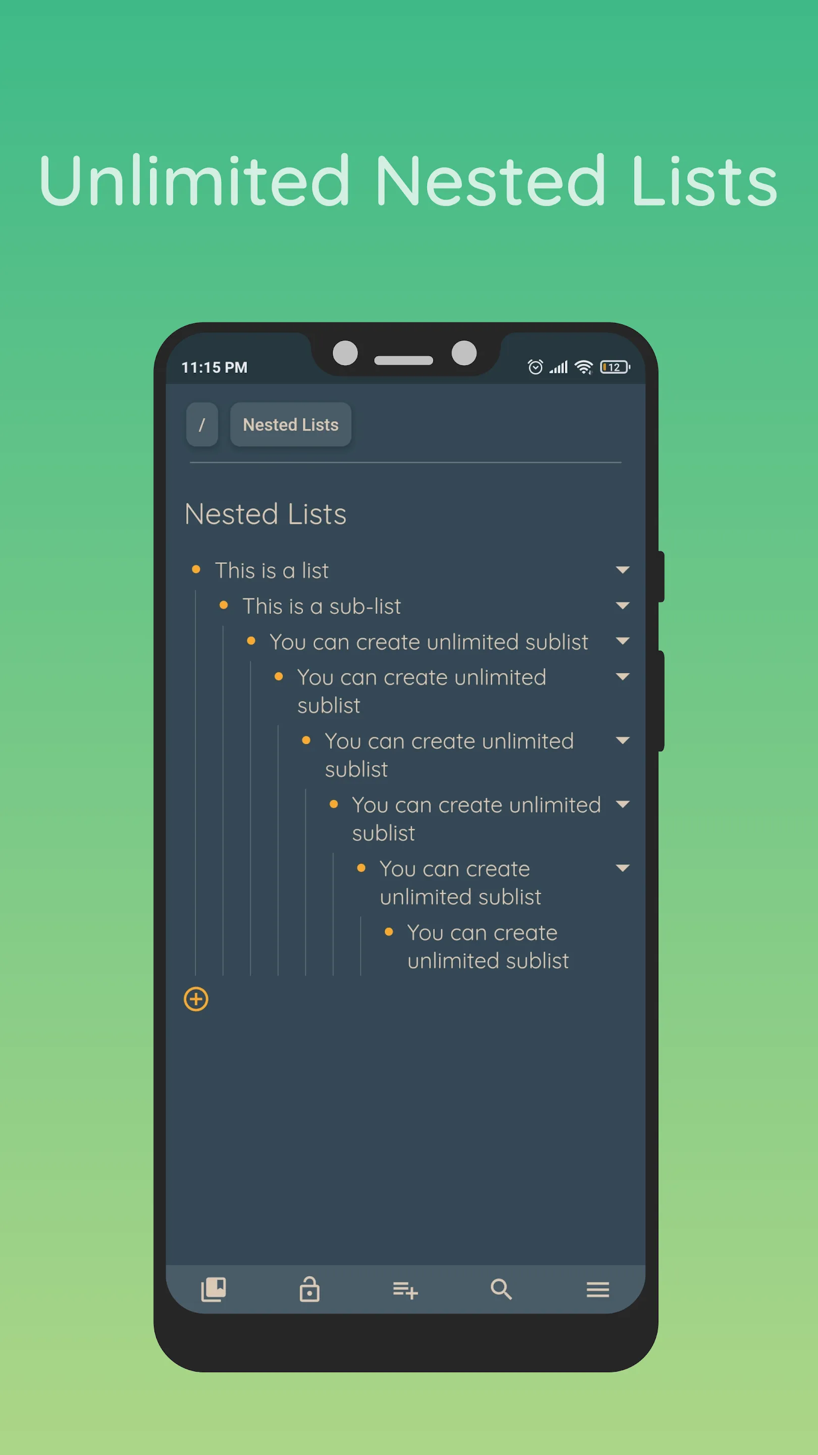 Note List: Outliner & Notes Or | Indus Appstore | Screenshot