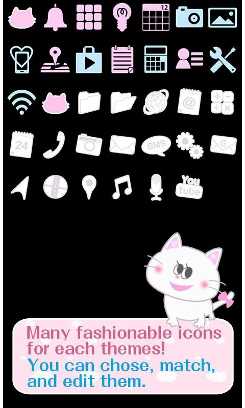 Cute Theme Fluffy Love | Indus Appstore | Screenshot