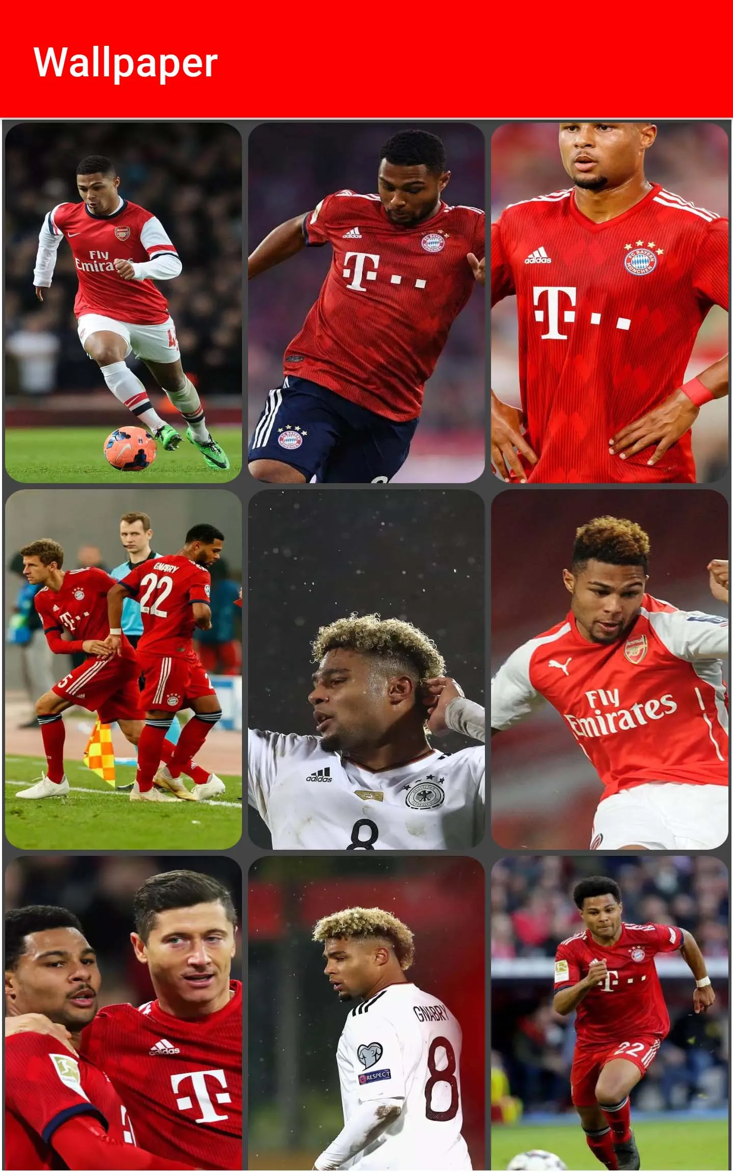 Serge Gnabry -Wallpapers | Indus Appstore | Screenshot