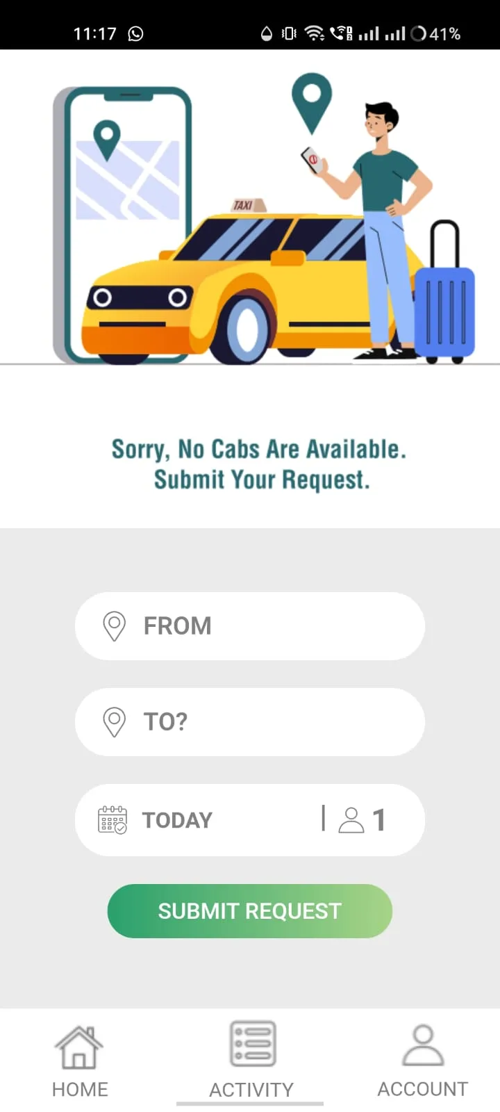 Oho Cabs | Indus Appstore | Screenshot