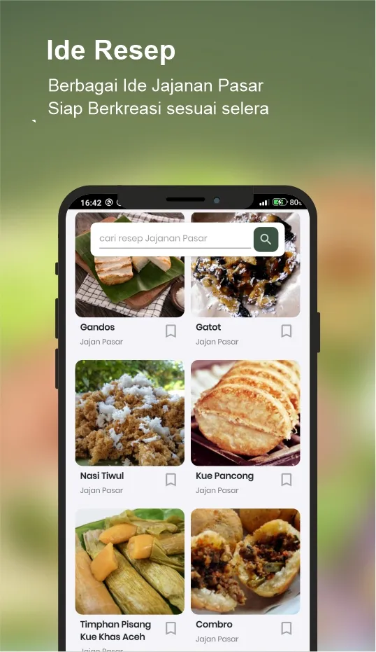 resep jajanan pasar lengkap | Indus Appstore | Screenshot