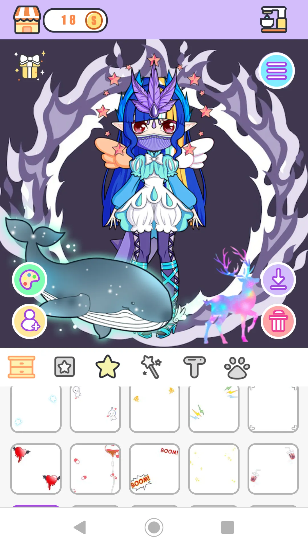 Magical Girl Avatar Factory | Indus Appstore | Screenshot