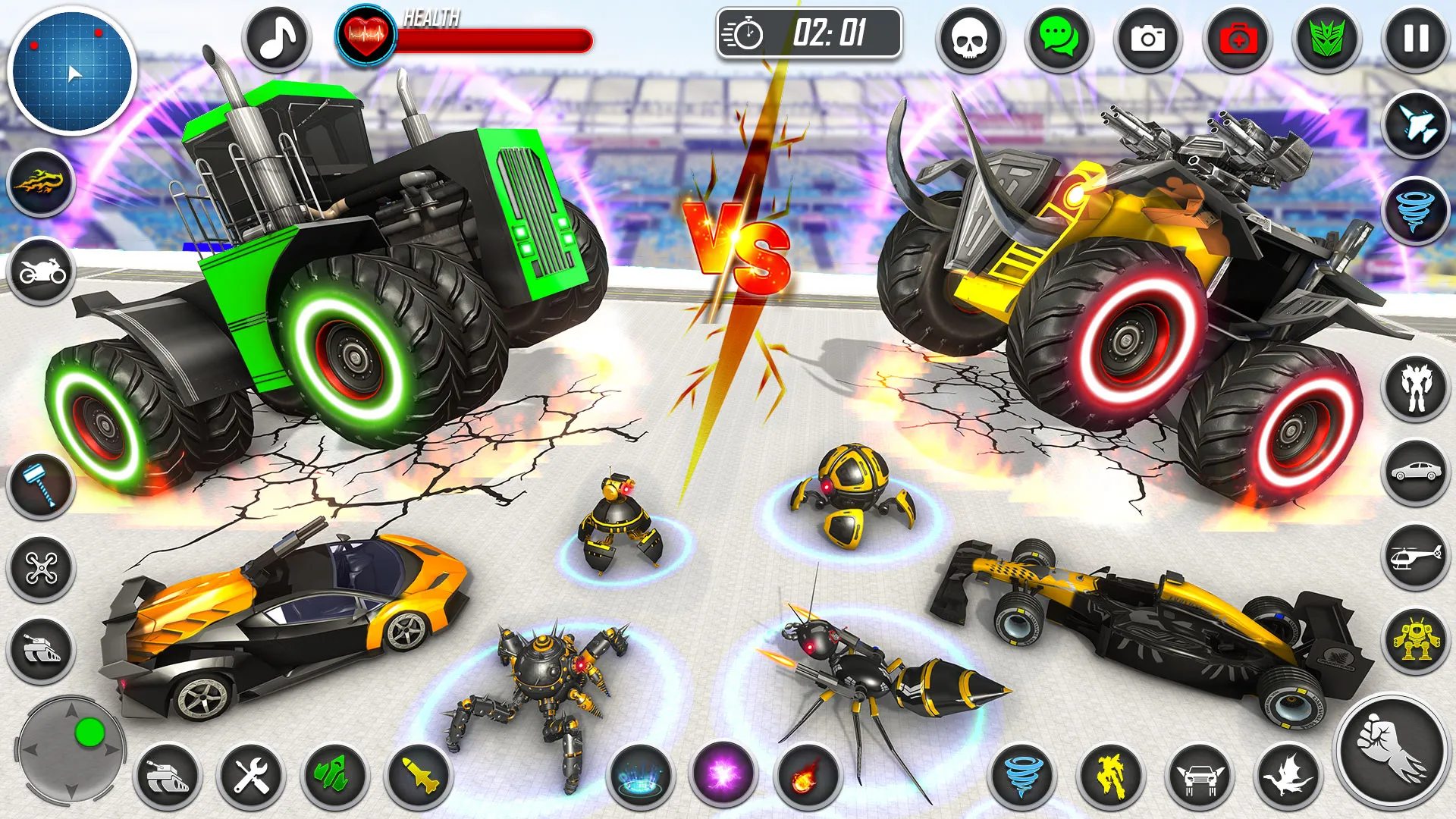 Toilet Robot: Car Robot Games | Indus Appstore | Screenshot