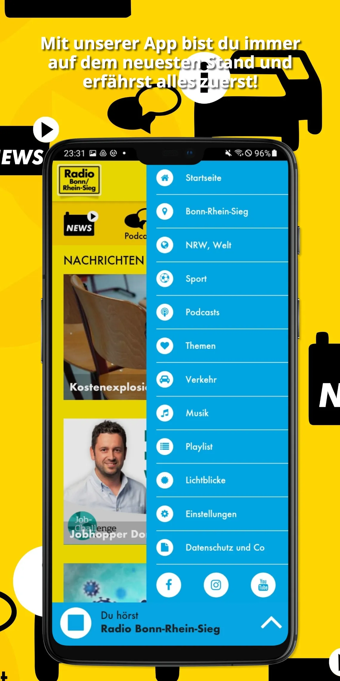 Radio Bonn/Rhein-Sieg | Indus Appstore | Screenshot