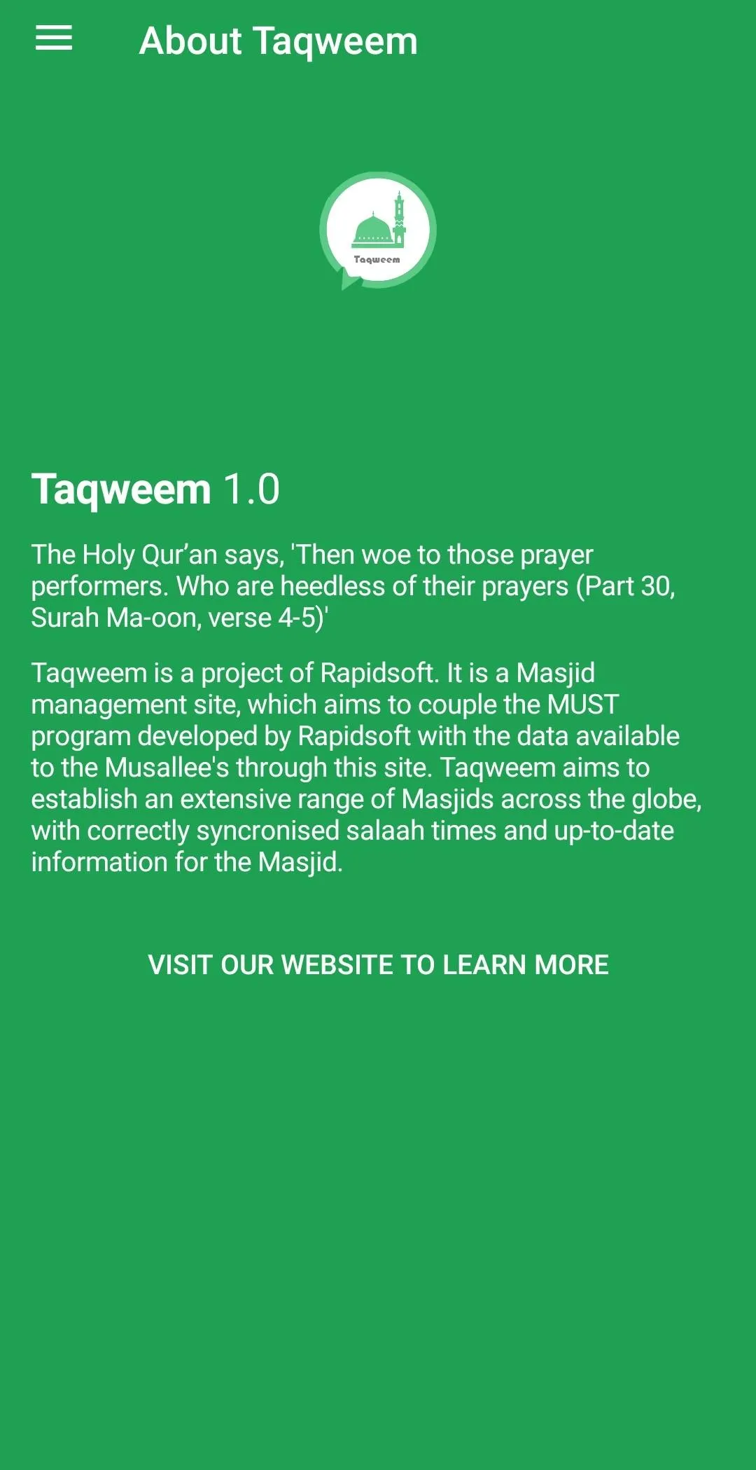 Taqweem | Indus Appstore | Screenshot