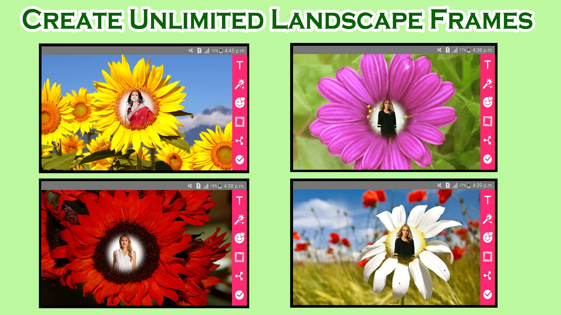 Sunflower Photo Frames | Indus Appstore | Screenshot