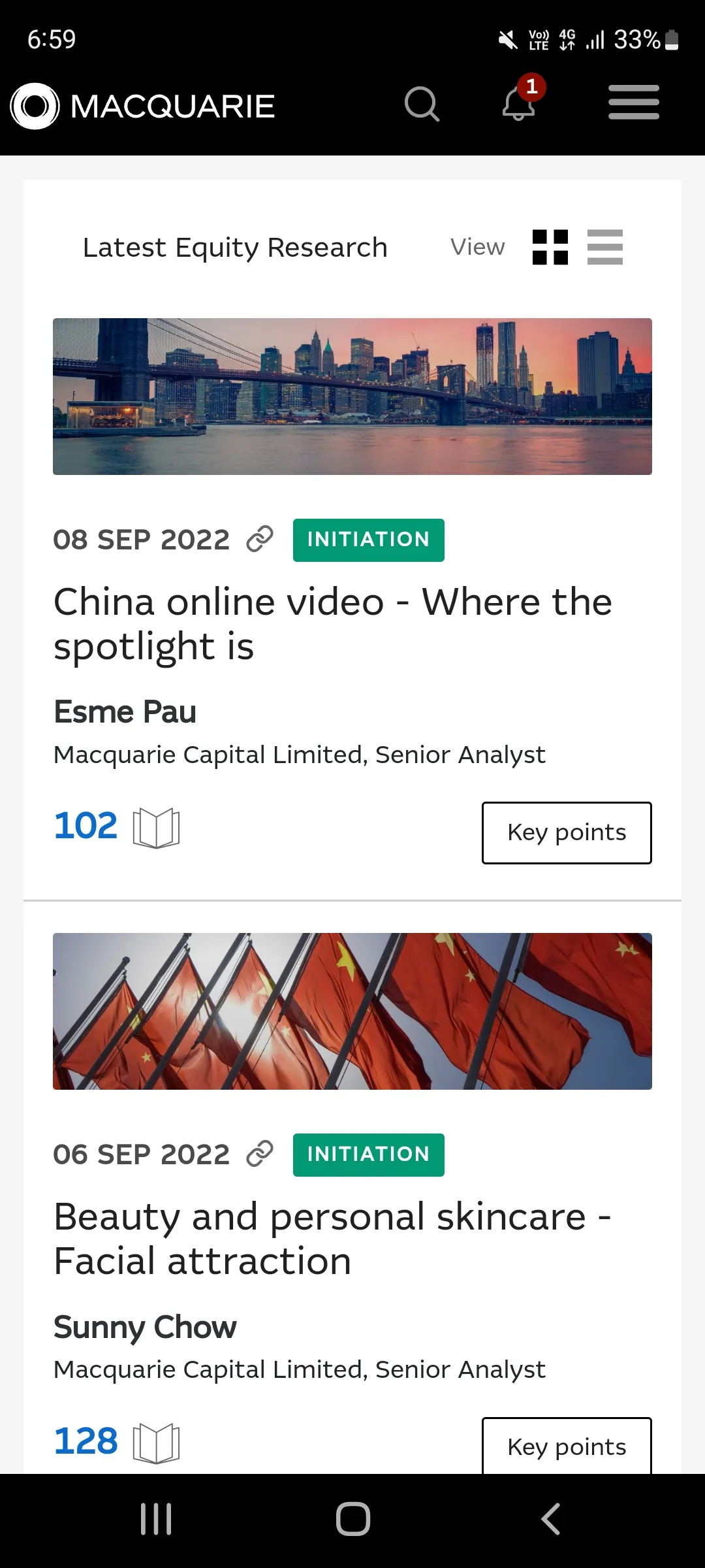 Macquarie Insights | Indus Appstore | Screenshot