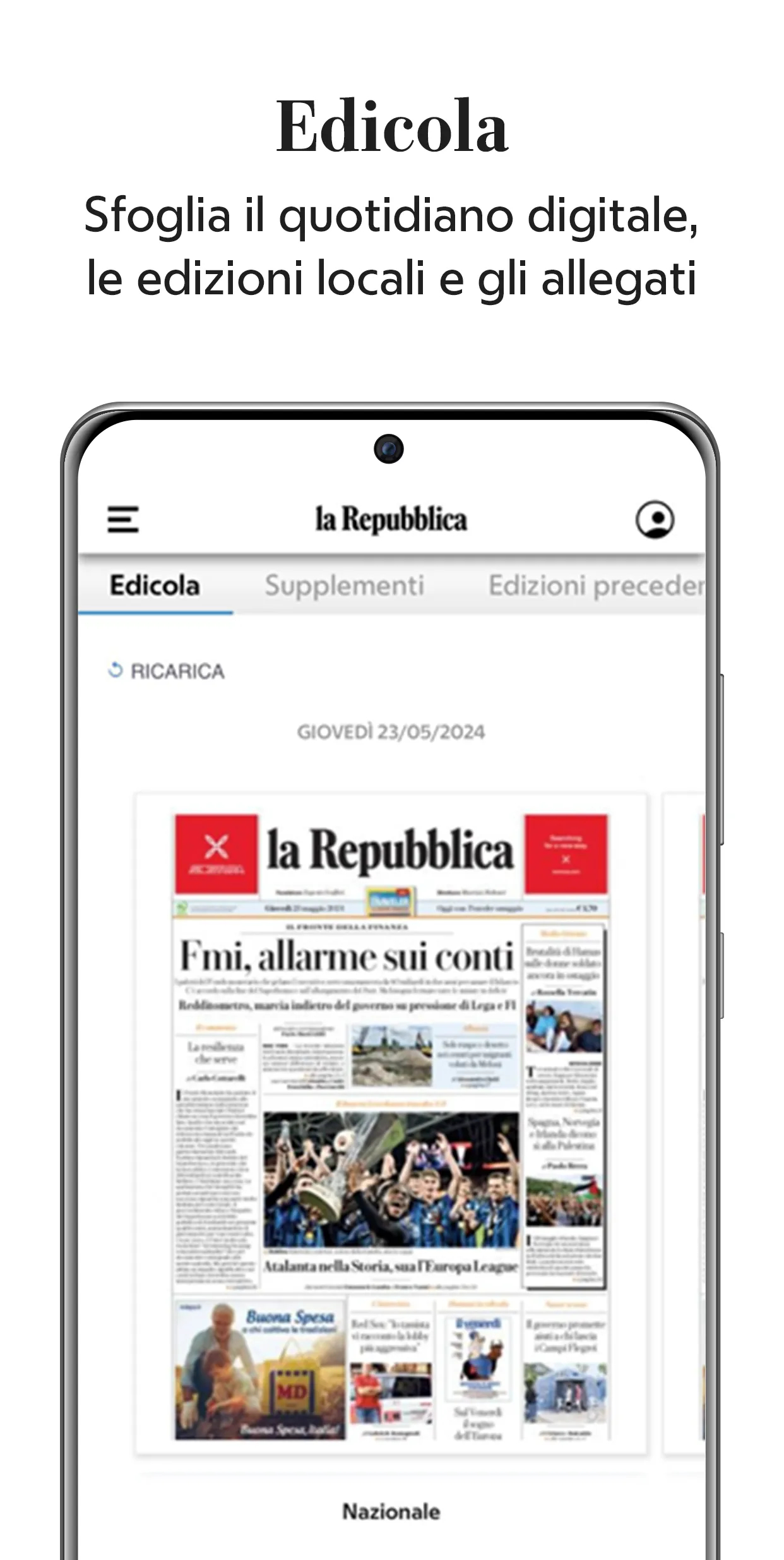 la Repubblica - news online | Indus Appstore | Screenshot