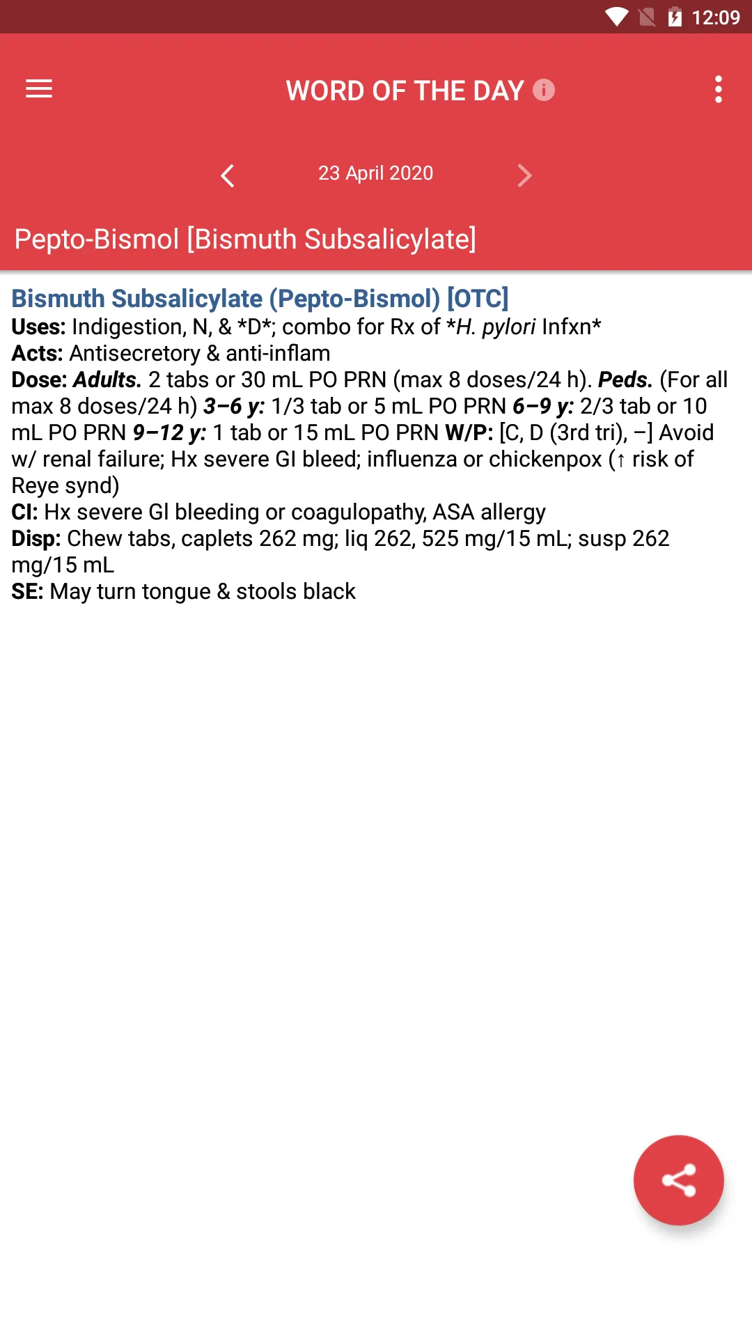 Clinicians Drug Reference | Indus Appstore | Screenshot