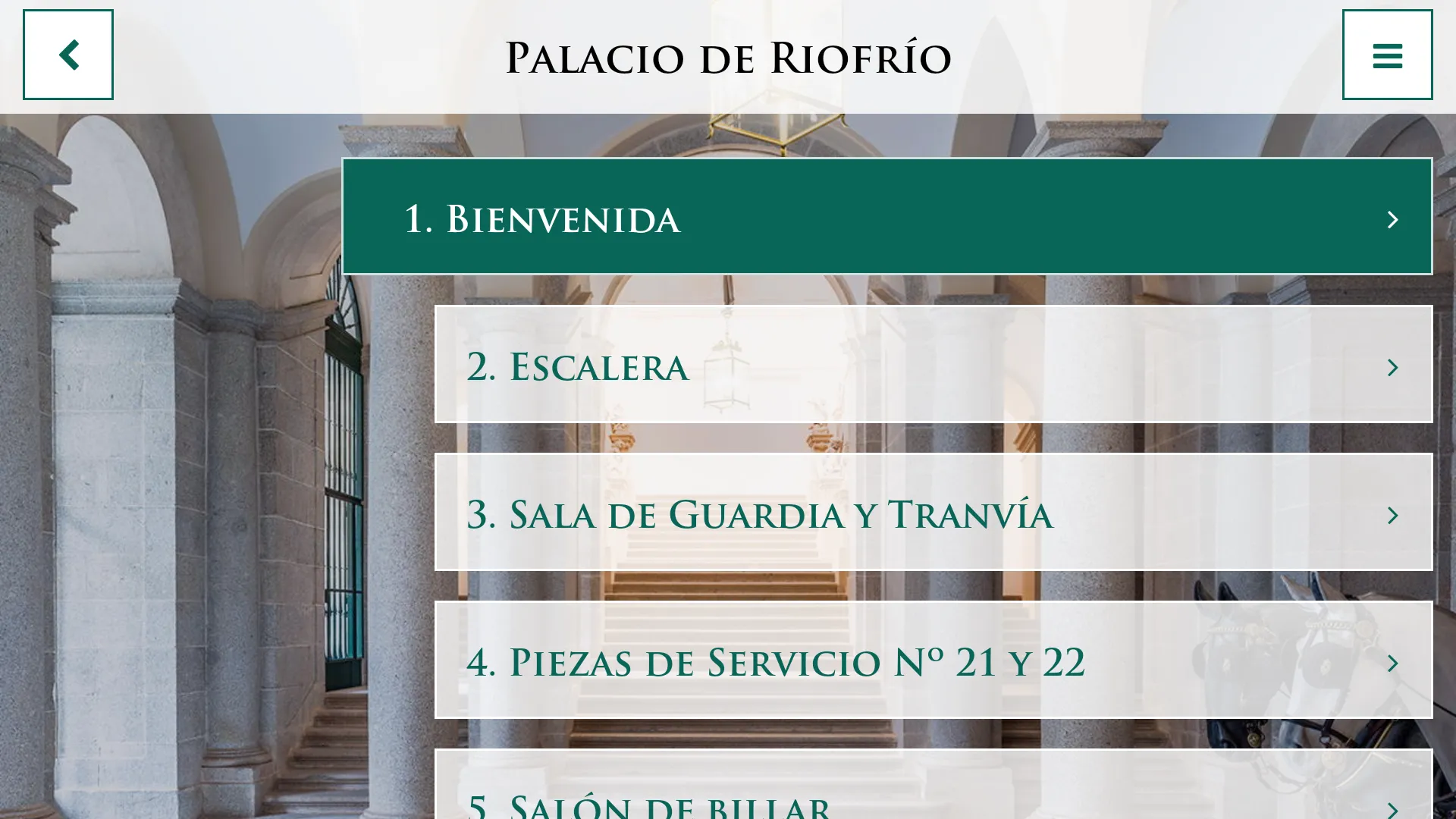 Palacio Real Riofrío | Indus Appstore | Screenshot