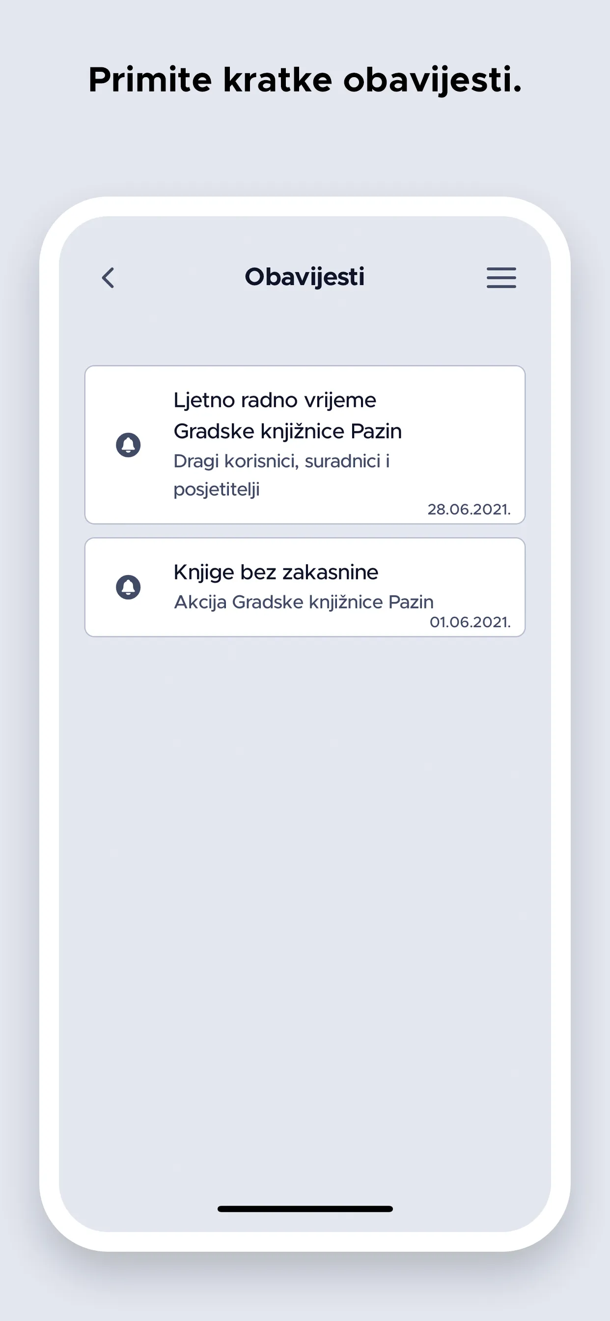 Gradska knjižnica Pazin | Indus Appstore | Screenshot