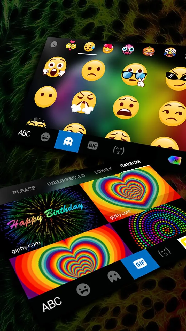 Neon Leopard Keyboard Theme | Indus Appstore | Screenshot