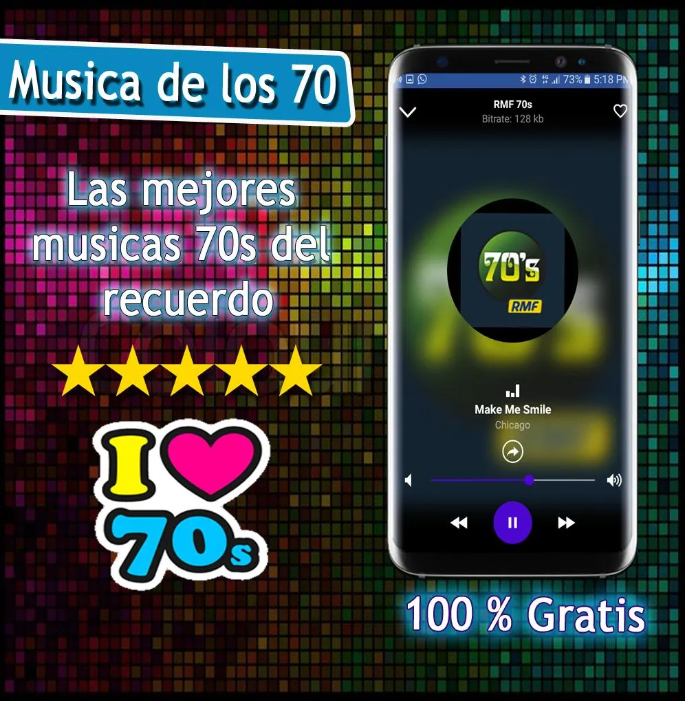 70s Music | Indus Appstore | Screenshot