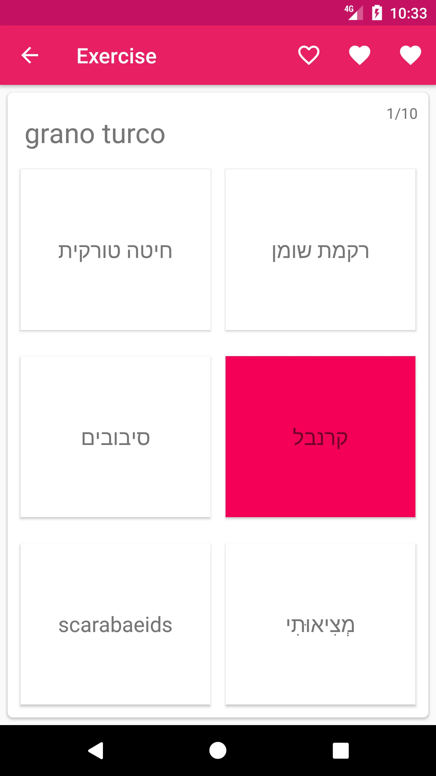 Italian Hebrew Dictionary | Indus Appstore | Screenshot