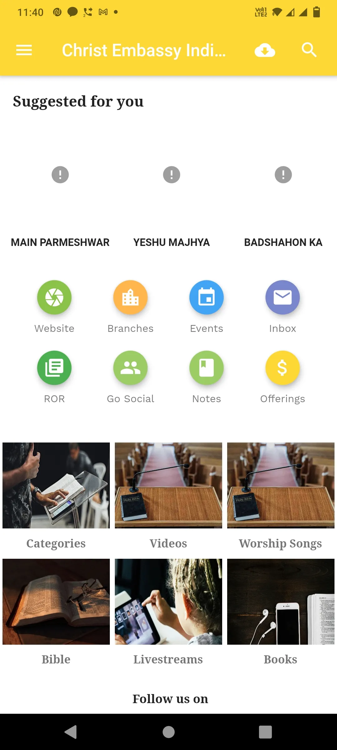 Christ Embassy India First Fli | Indus Appstore | Screenshot