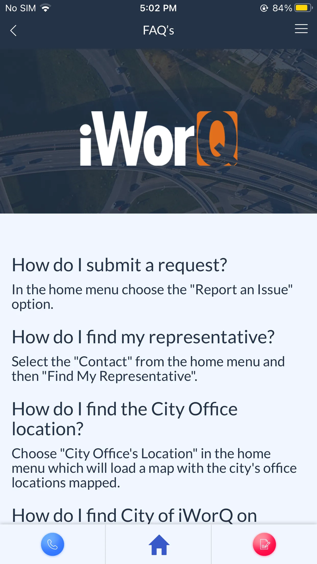 City of iWorQ | Indus Appstore | Screenshot