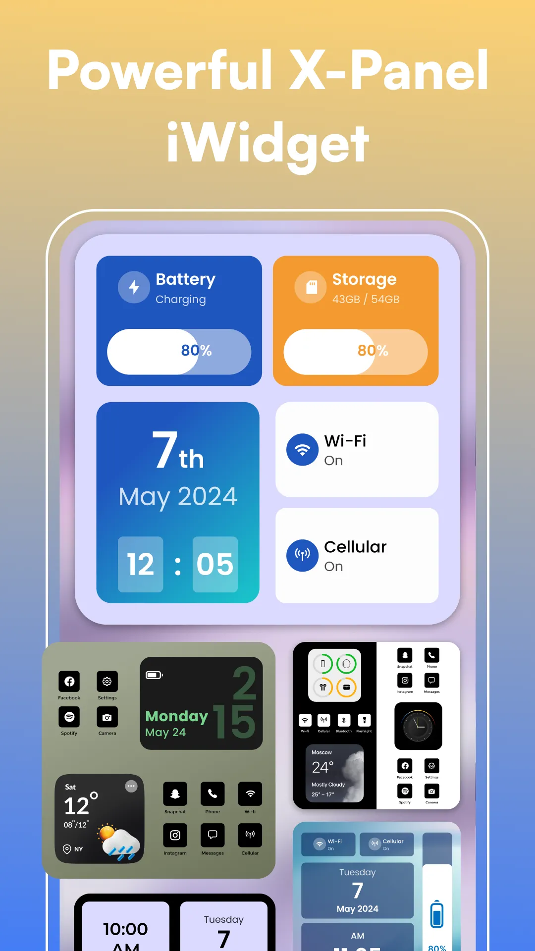 Colorful OS Widgets - iMaker | Indus Appstore | Screenshot
