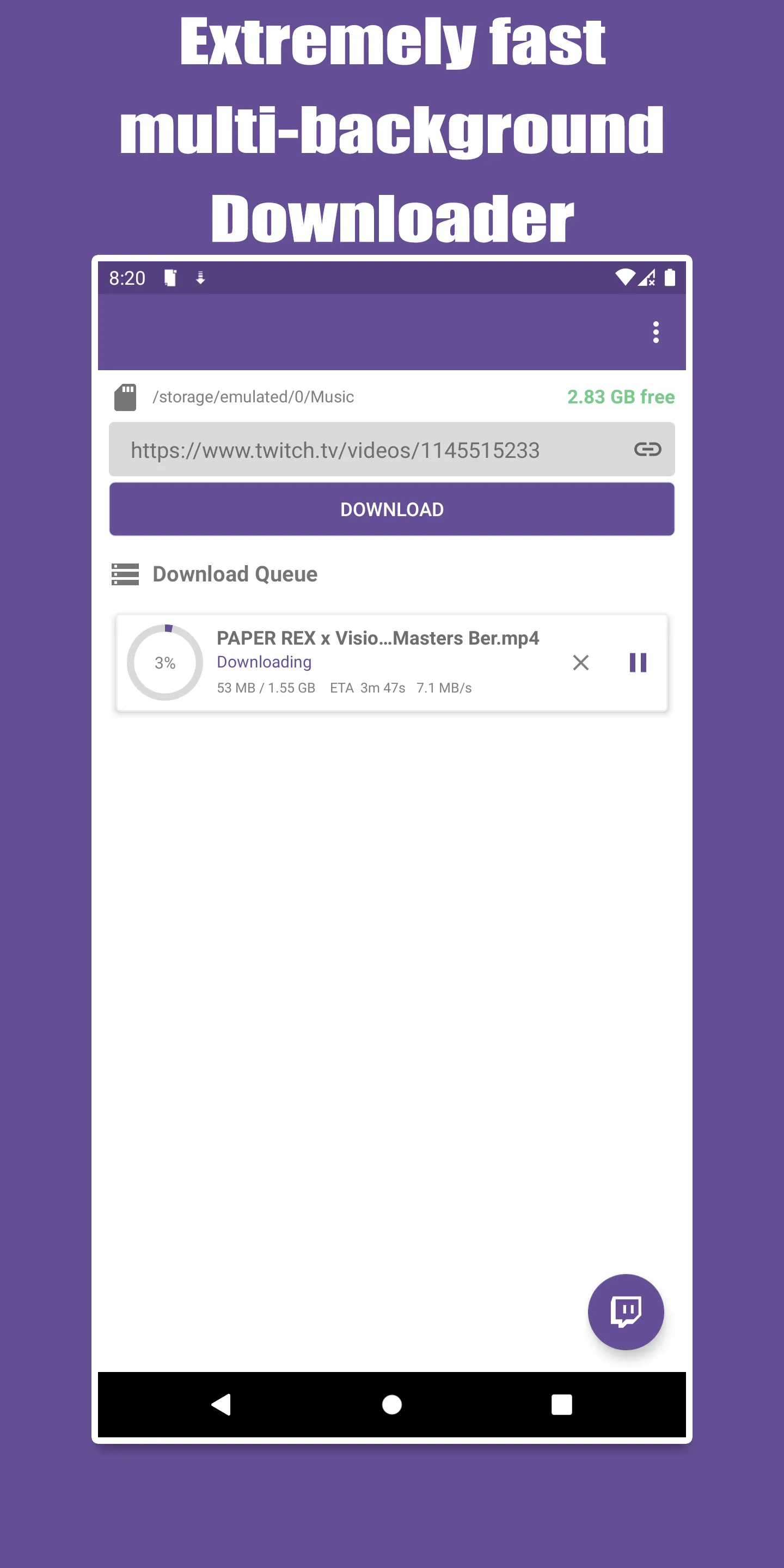 Video downloader for Twitch | Indus Appstore | Screenshot