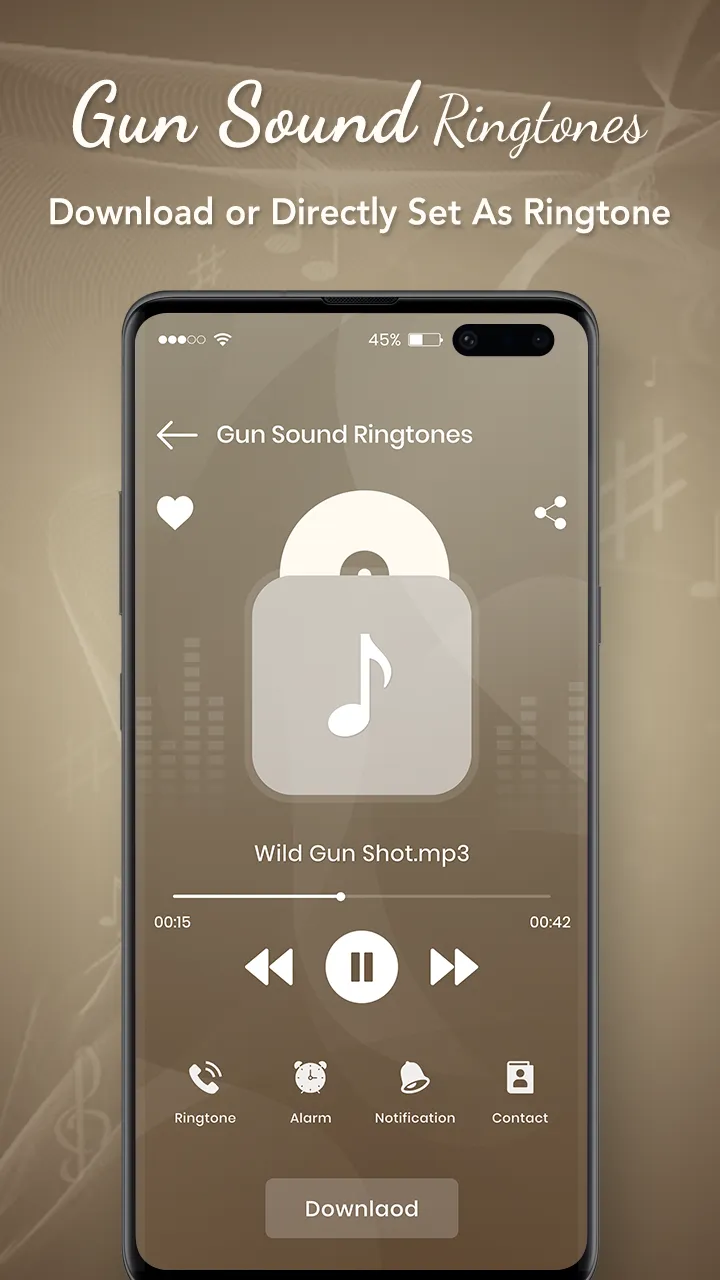 Gun Sound Ringtone | Indus Appstore | Screenshot