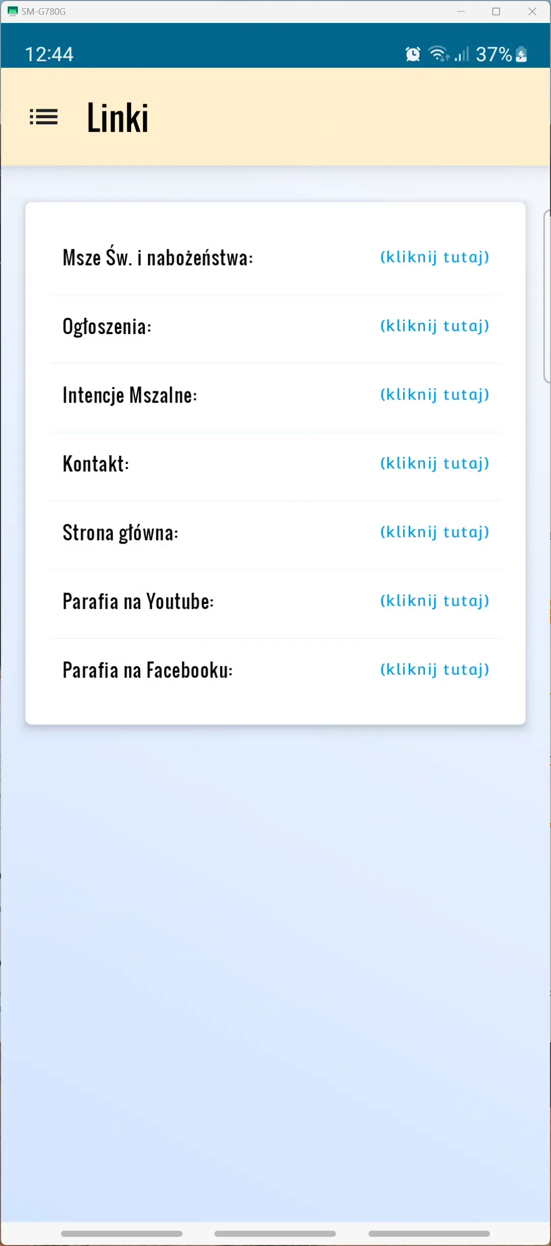 Parafia Bełżyce | Indus Appstore | Screenshot