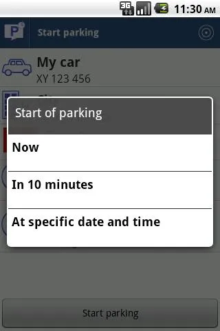 Parking SMS Scheduler | Indus Appstore | Screenshot