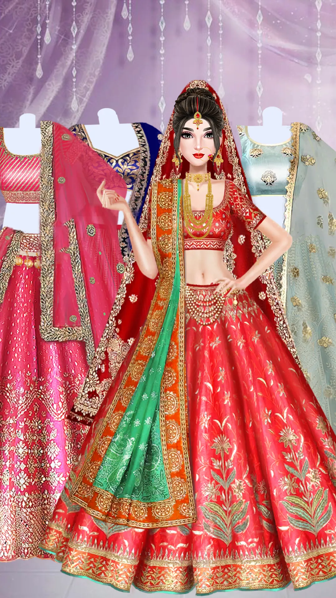 Indian Bridal Makeup & Dressup | Indus Appstore | Screenshot